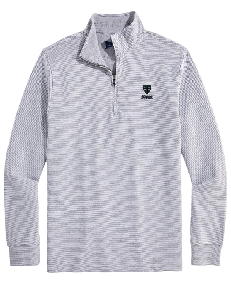 Vineyard Vines Mens Solid Saltwater Quarter-Zip